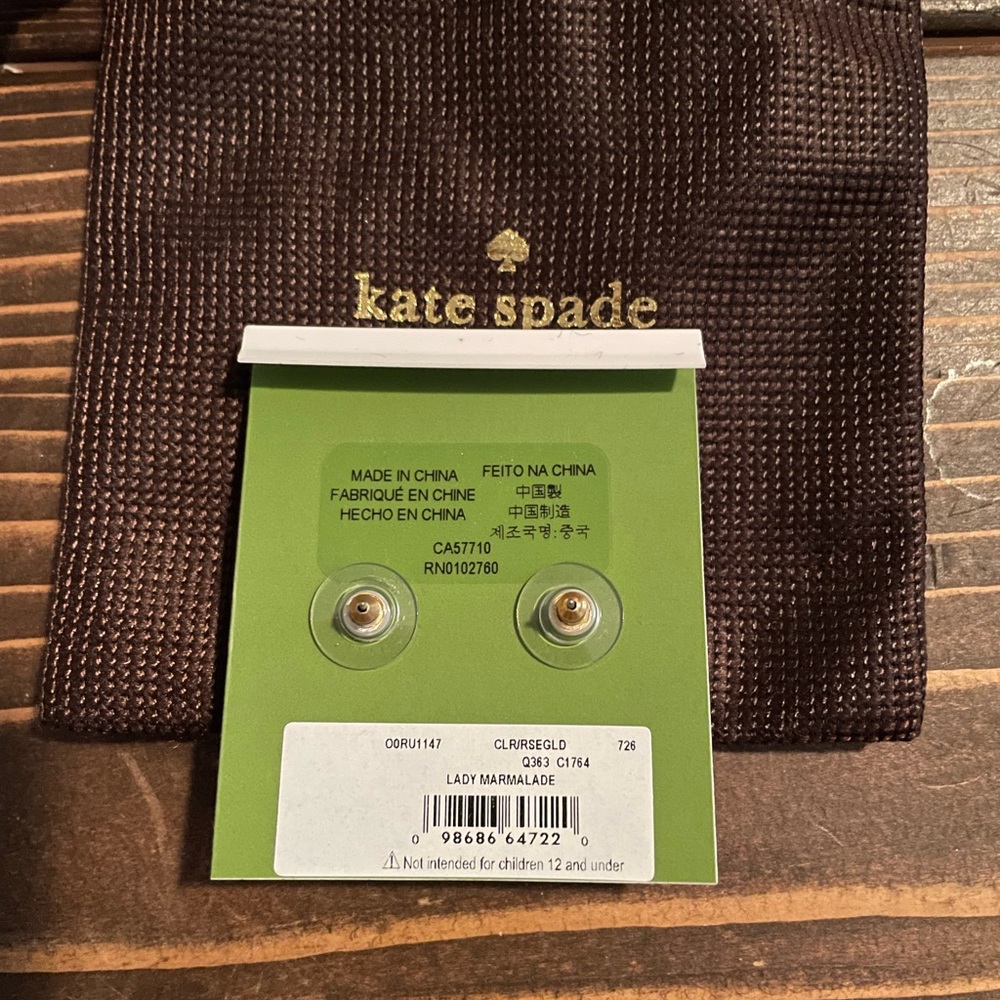NWT Kate Spade Earrings - Picture 2 of 4